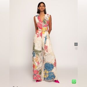 SAAKSHA & KINNI Tropical bandhani Jumpsuit new sz S